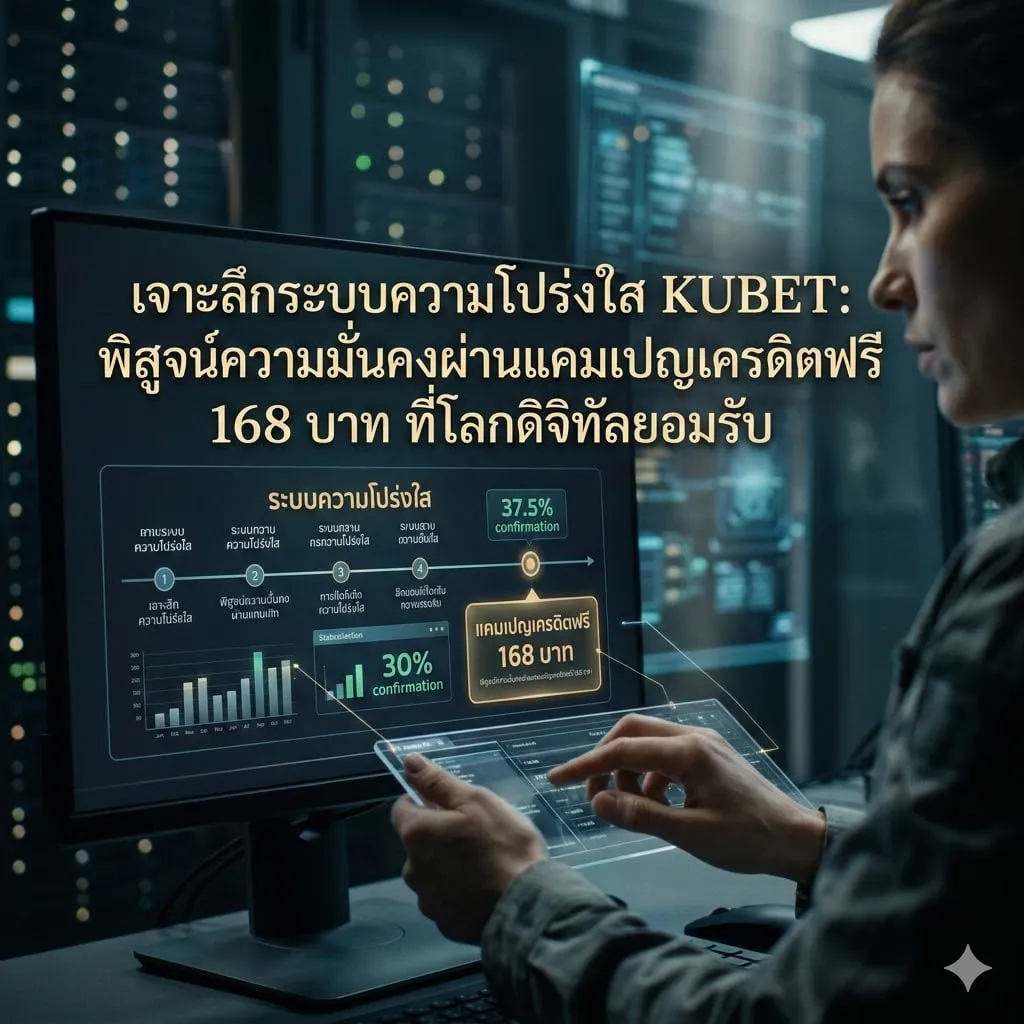 เจาะลึกระบบความโปร่งใส KUBET: พิสูจน์ความมั่นคงผ่านแคมเปญเครดิตฟรี 168 บาท ที่โลกดิจิทัลยอมรับ